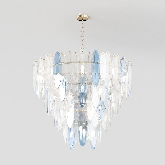 European glass chandelier