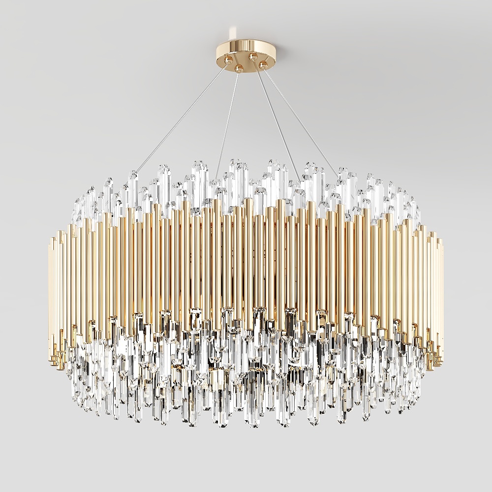 유럽 유리 샹들리에