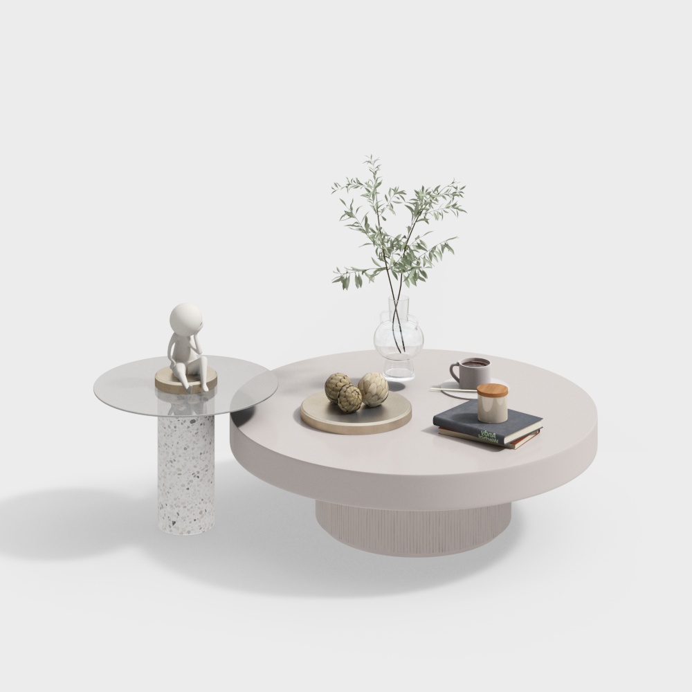 French Cream Style Coffee Table