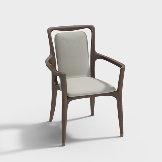 Modern Minimalist Chair 3D model Design