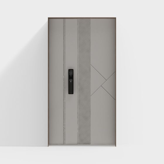 Minimalist Door 3D Model with Elegant Details