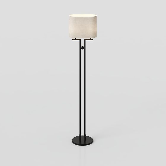 Elegant Minimalist Floor Lamp 3D model