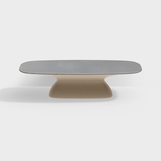 Streamlined Dining Table 3D model