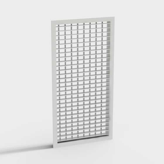 Grid Screen 3D model for Modern Architecture