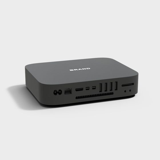 Minimalist Low-Poly Computer Case 3D model