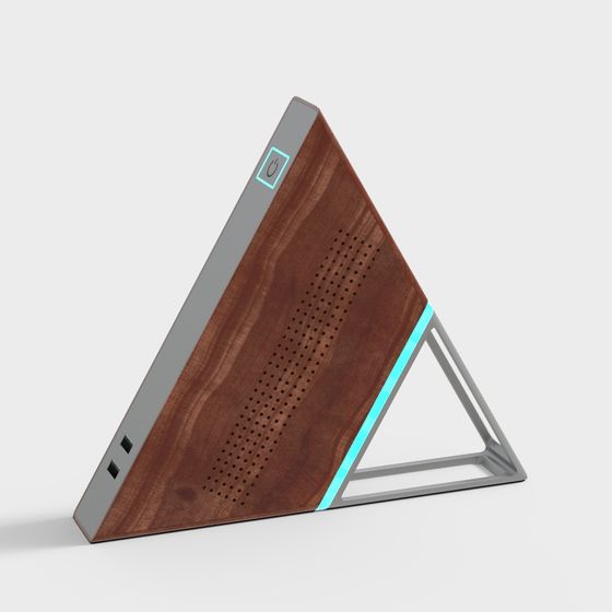 Stylish Triangular Smart Speaker 3D model
