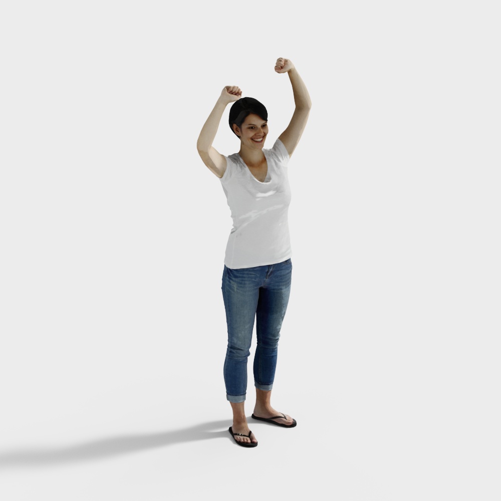 European Women Standing and Cheering