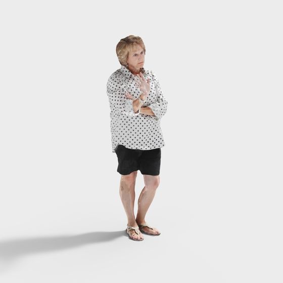 Beach Babe 3D Model for Creative Projects