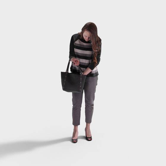 Urban Chic Female Model 3D model