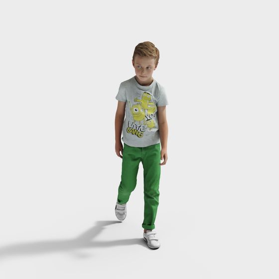 Playful Little Hero 3D model