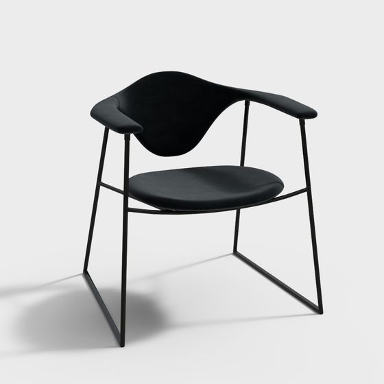 GUBI Poltrona Masculo - Base Sledge