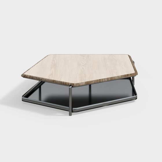 Urban Corner Coffee Table 3D model for Creative Spaces