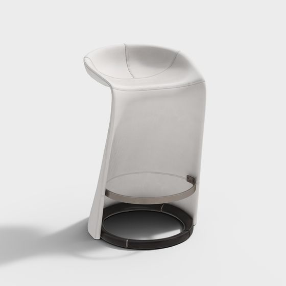 Streamline Bar Stool 3D Model