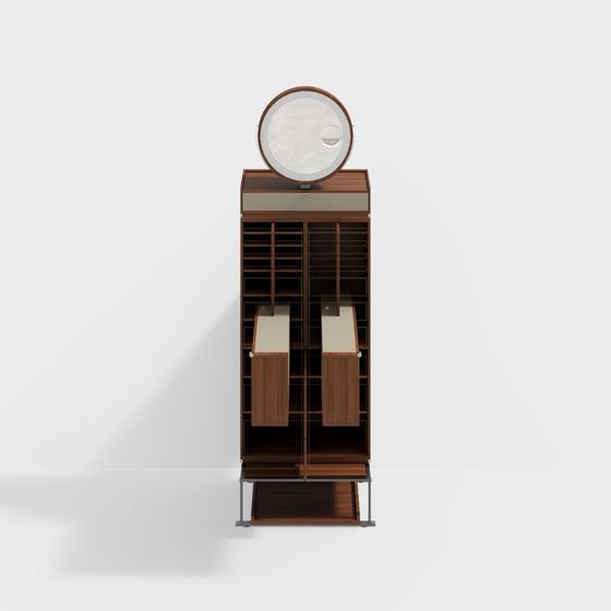 Urban Storage Cabinet 3D model for Modern Spaces