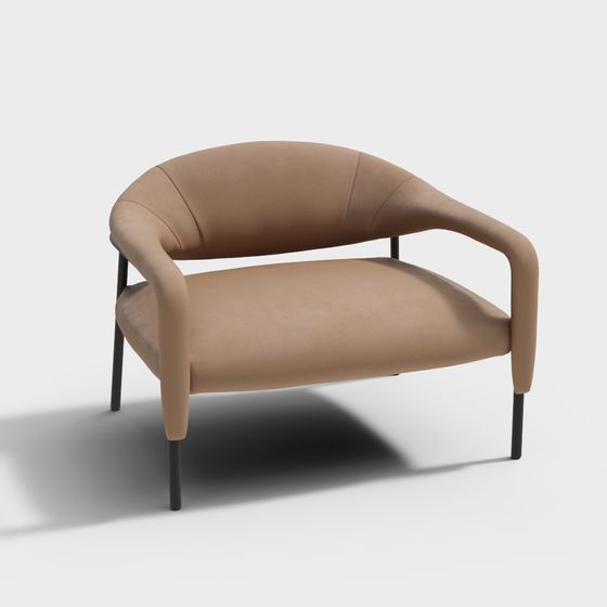 Curve Comfort 3D model Sofa for Modern Interiors