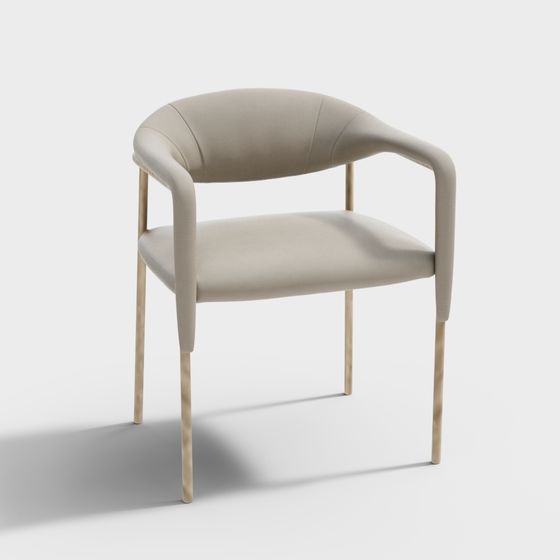 Sophisticated Armchair 3D model for Creative Projects