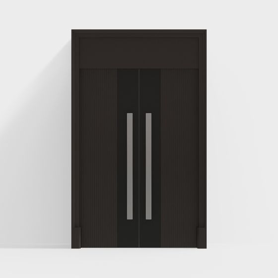 Современная двустворчатая дверь