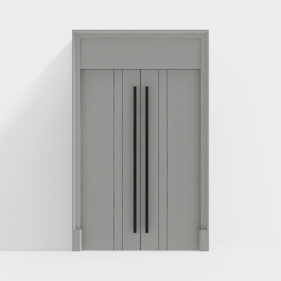 Urban Door 3D model - Modern Minimalist Design