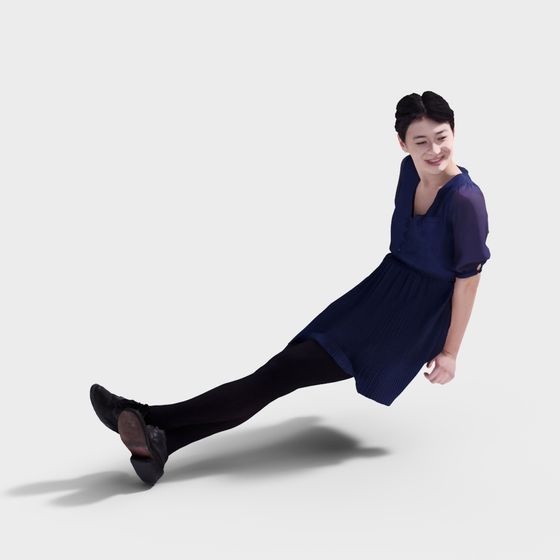 Urban Wanderer Low-Polygon 3D model