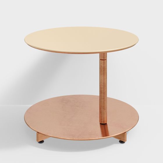 Stylish Round Table 3D model for Contemporary Spaces