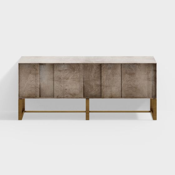 Urban Minimalist TV Stand 3D model