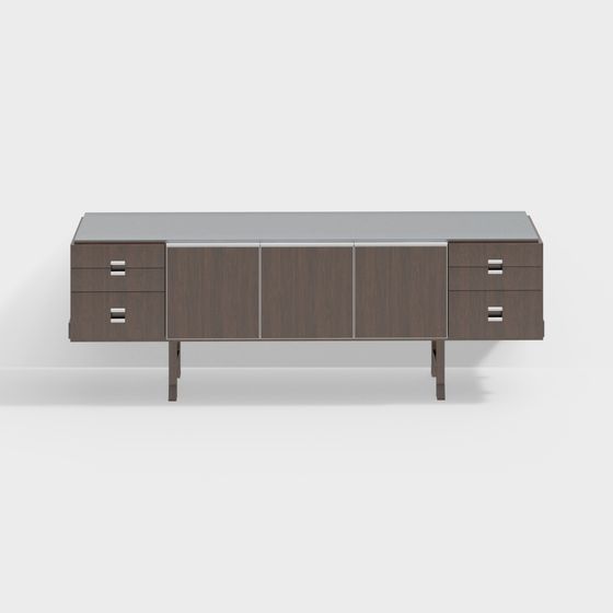Urban Living Cabinet 3D model for Modern Interiors