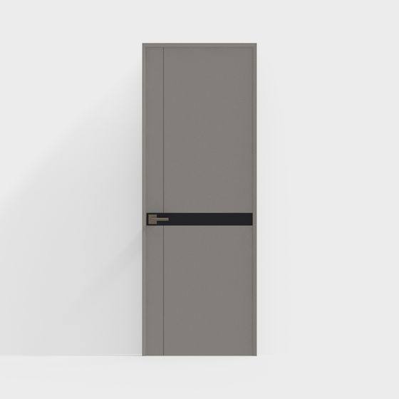 Urban Door 3D Model - Modern Minimalist Design
