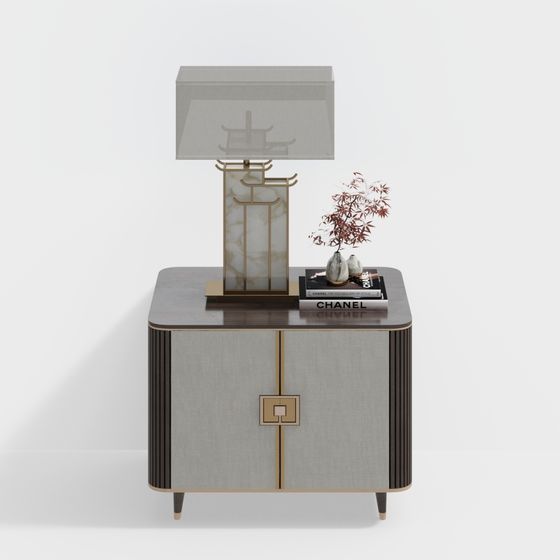 Urban Elegance Side Cabinet 3D model