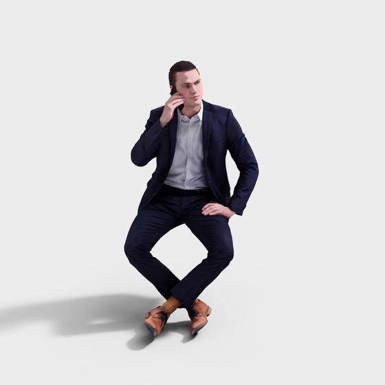 Business Executive 3D Model for Creative Projects