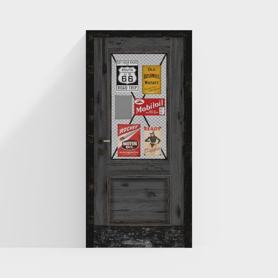 Route 66 Door 3D model
