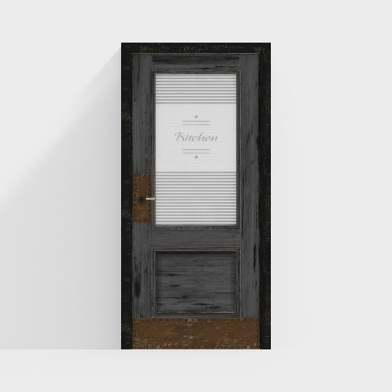 アメリカンスタイルのシングルドア