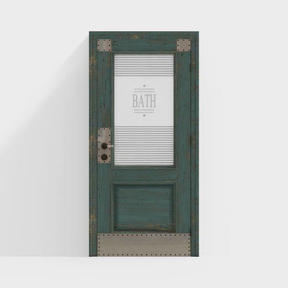 アメリカンスタイルのシングルドア