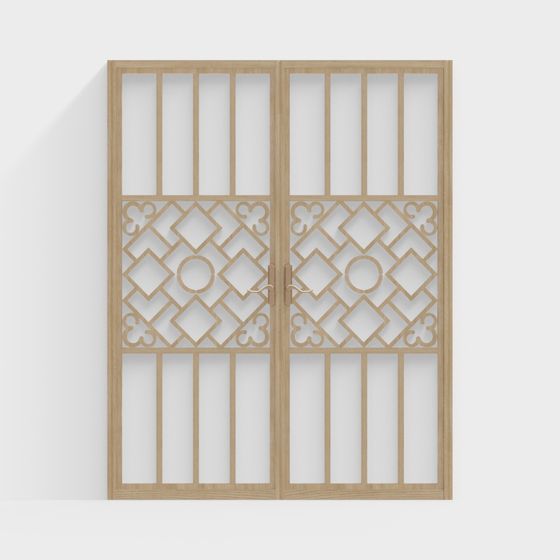Chic Low-Poly Door 3D model for Contemporary Spaces