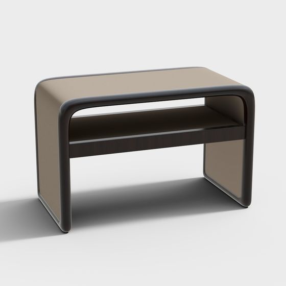 Urban Bench 3D model for Contemporary Spaces