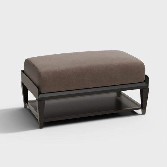 Contemporary Urban Lounge Stool 3D model
