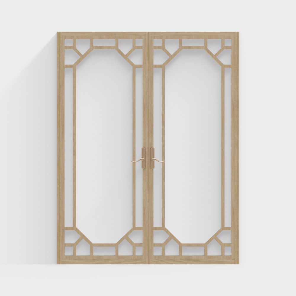 Chinese Hollowed-Out Decorative Casement Window