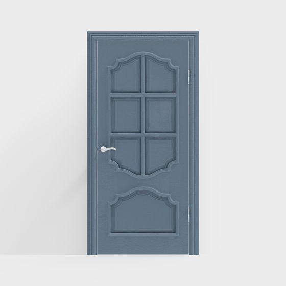 Porta singola europea minimalista