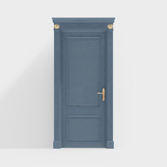 Vintage Door 3D Model for Classic Aesthetics