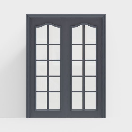 Elegant Double Door 3D Model for Creative Projects