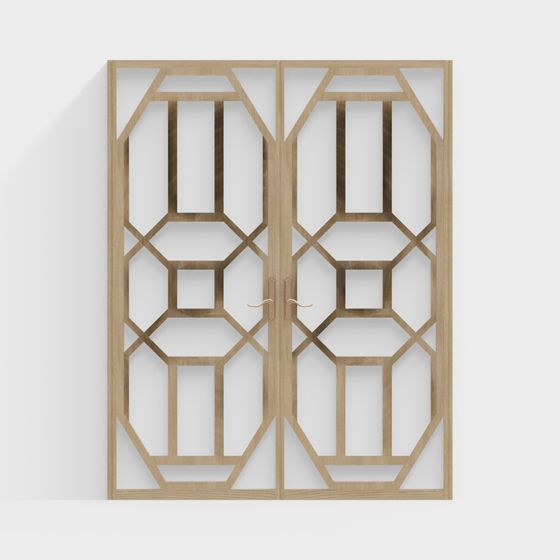 Geometric Door 3D model