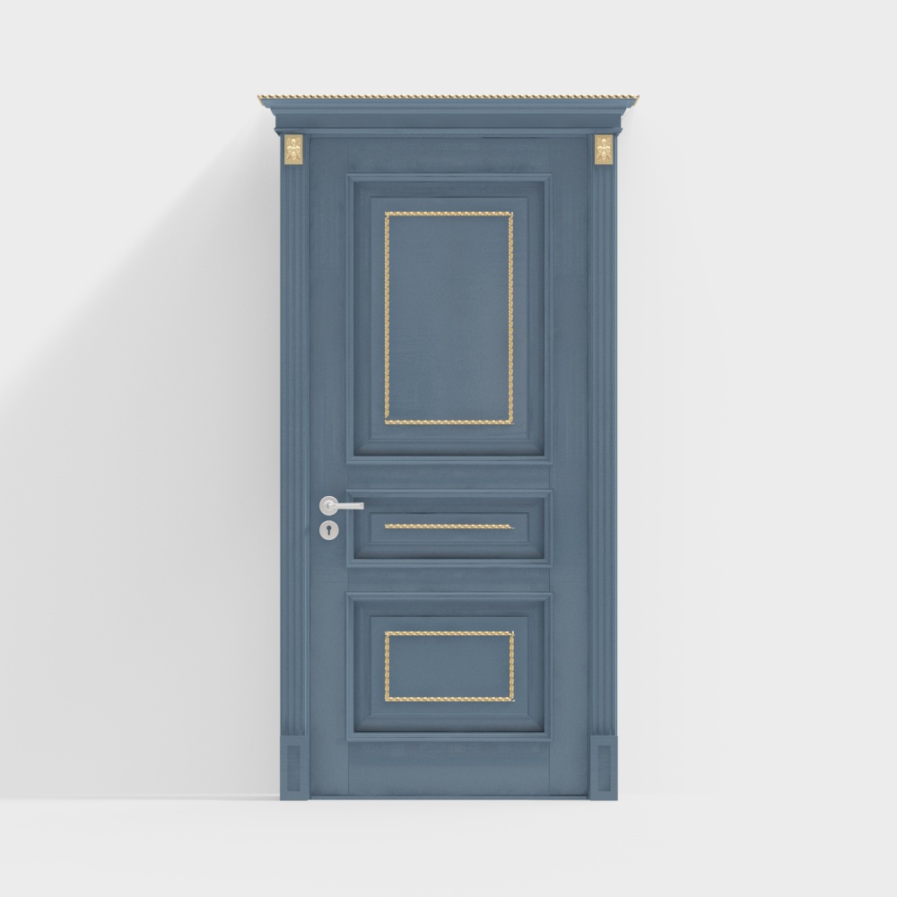 Porta singola europea minimalista