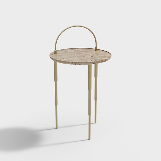 Elegant Round Table 3D model for Modern Interiors