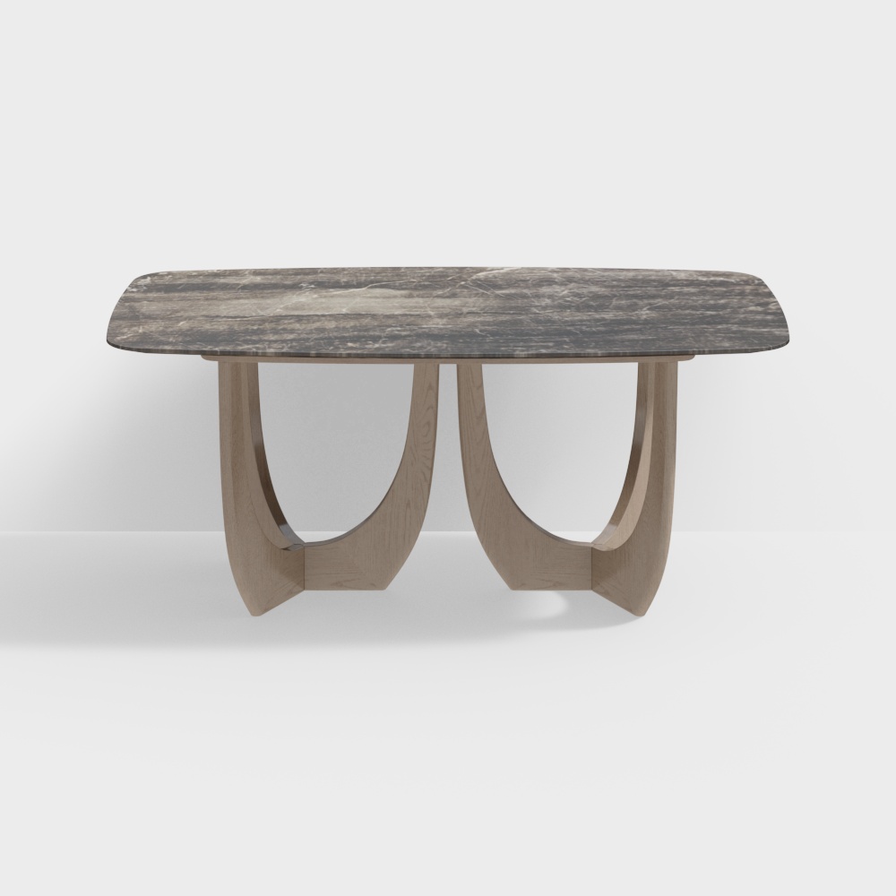 NH2209-MB Long Dining Table