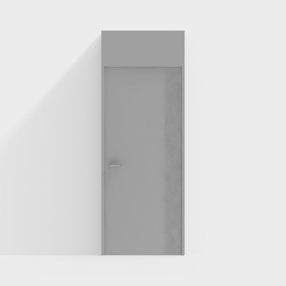 Urban Door 3D model for Minimalist Spaces