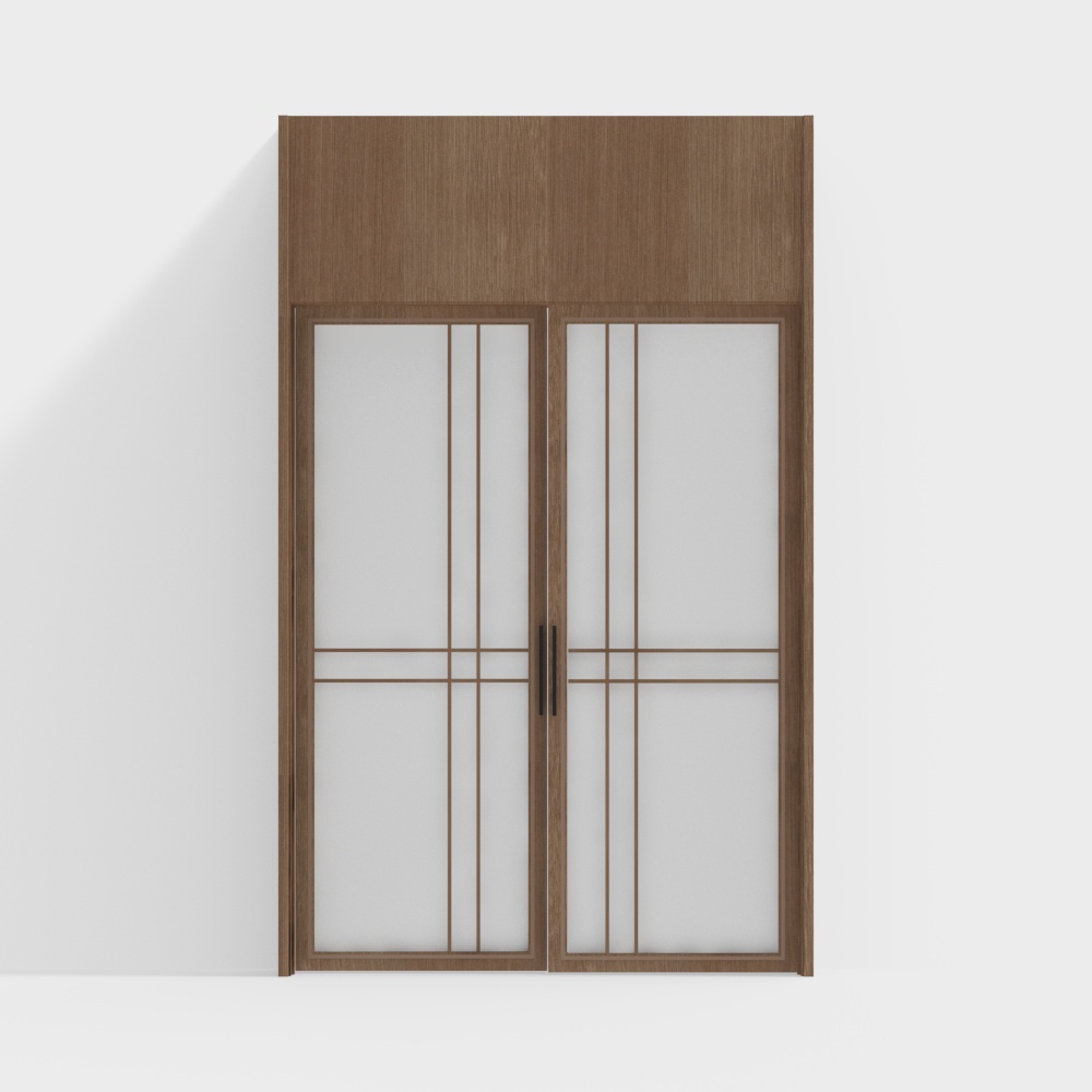 Modern Wabi-Sabi Sliding Door