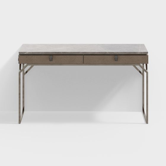 Urban Office Desk 3D model in Modern Minimalist Style