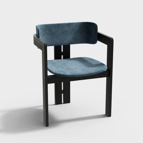 Modern Low-Poly Chair 3D model