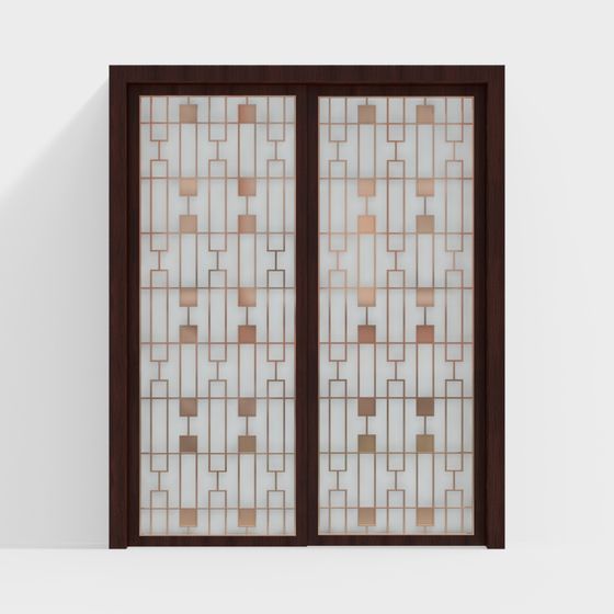 Geometric Door 3D model
