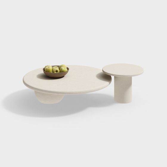 Sleek Coffee Table 3D model for Modern Interiors