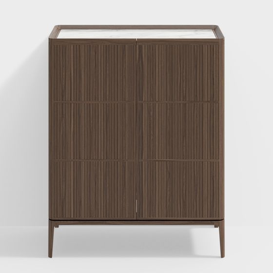 Mid-Century Modern Cabinet 3D model